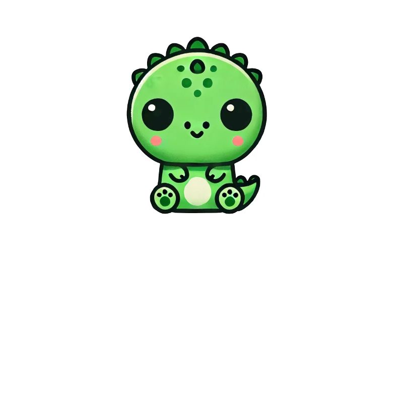 Mignon Chibi T-Rex Dino Dessin animé