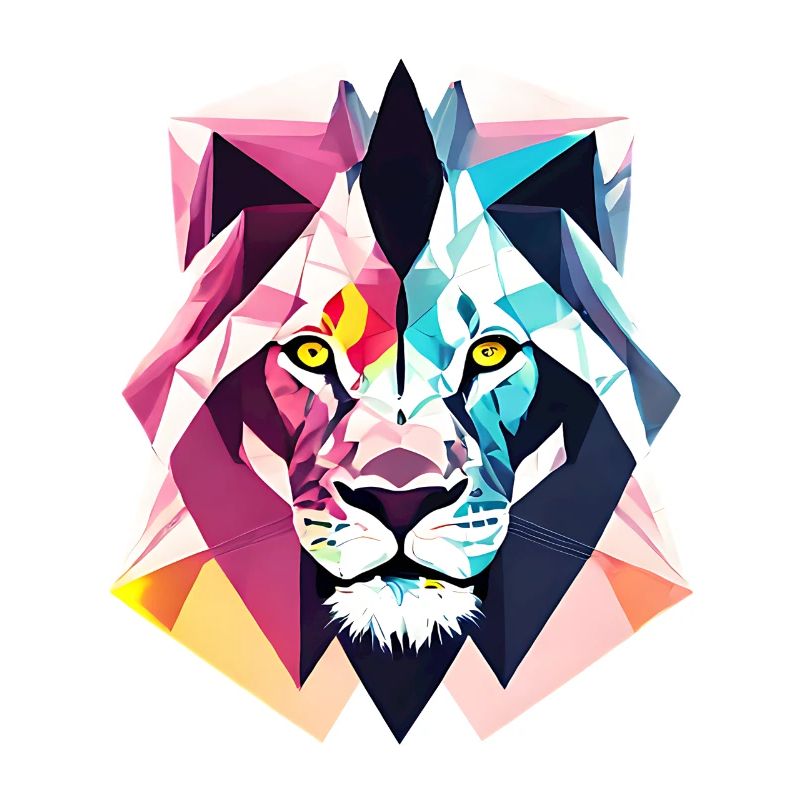 Polygon Lion