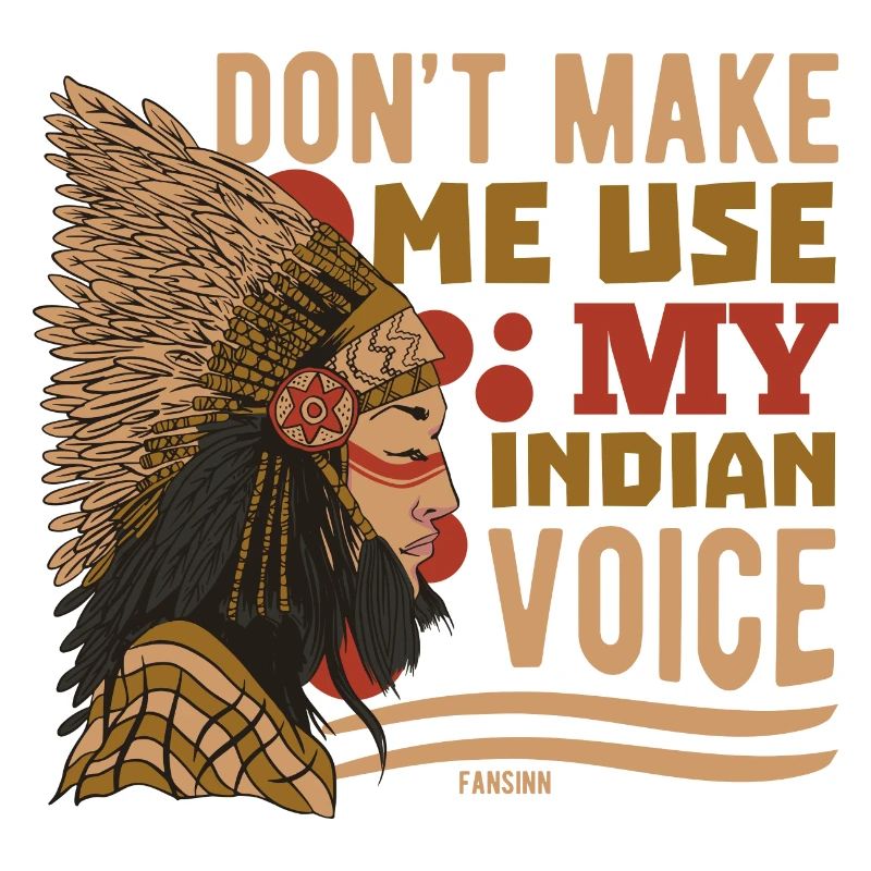 Ne me faites pas utiliser ma voix indienne