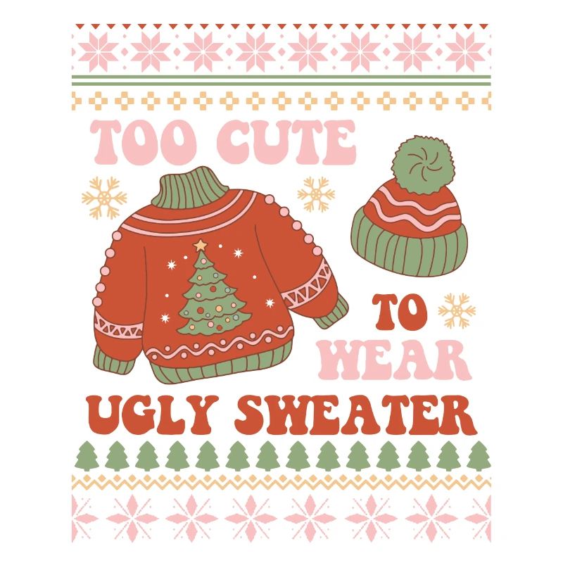 Pull de Noël moche