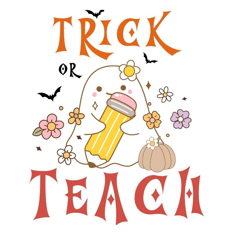 Halloween-Lehrer austricksen oder unterrichten