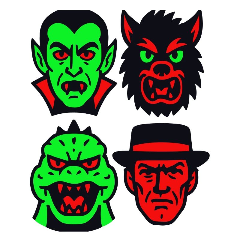 4 Spooky Monsters