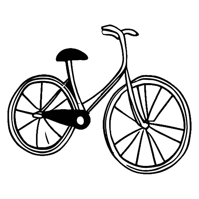 Bicycle Doodle Bicycles Cycling Silhouette 2