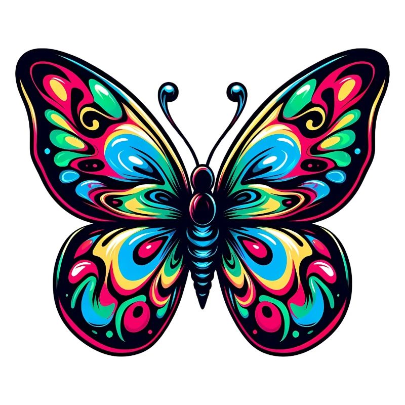 Papillon coloré