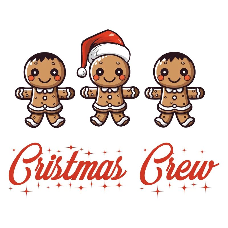 Christmas Crew Gingerbread Man