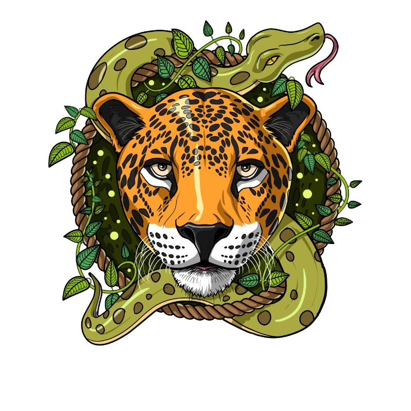Psychedelic Jaguar Ayahuasca DMT Trip