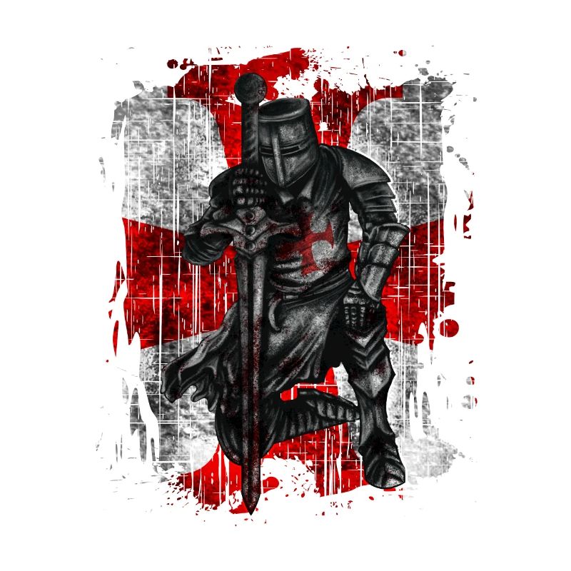 Crusader Knights Templar Moyen Âge Deus Vult