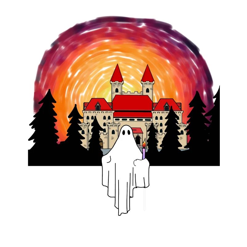 Ghosts Castle Midnight Witching Hour Horror