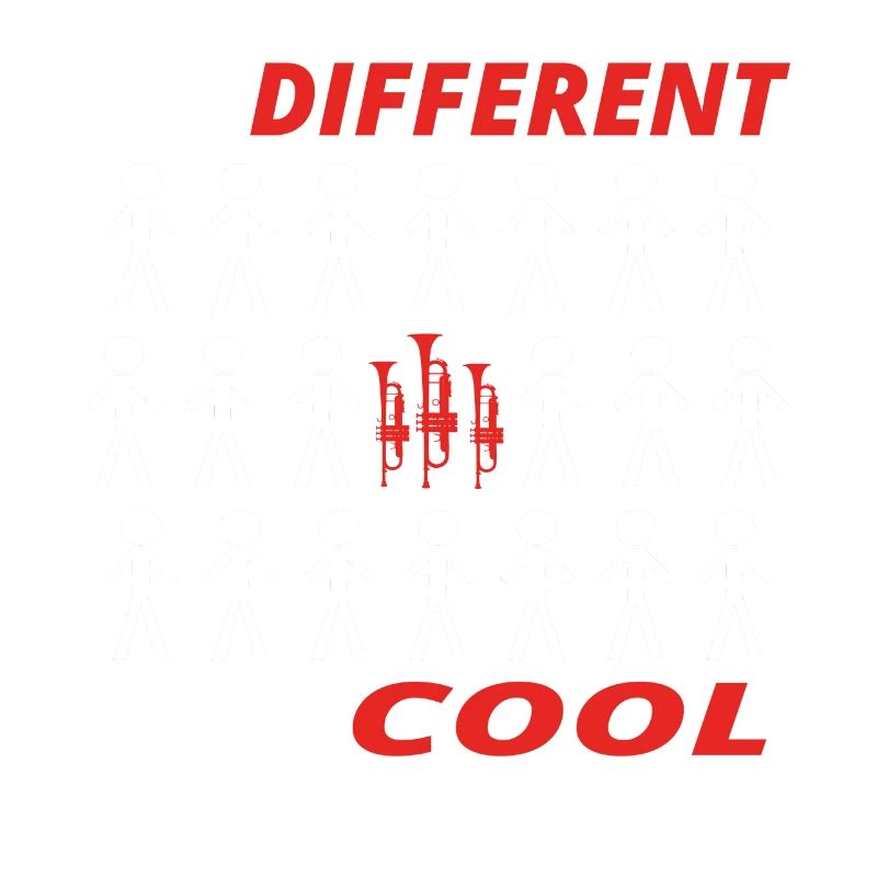 BE DIFFERENT anders cool geschenk trumpet trompete