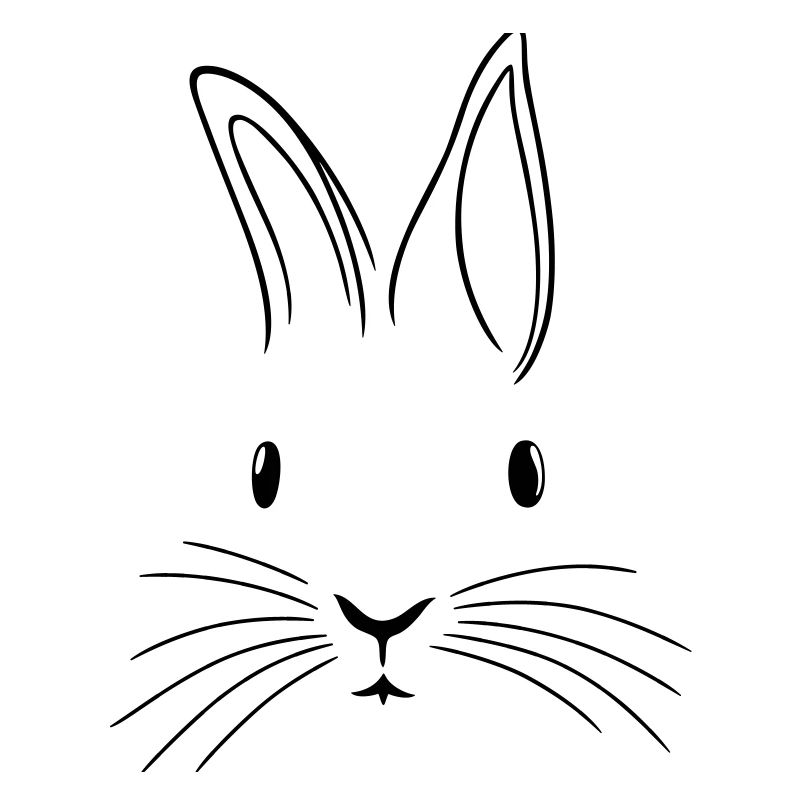 Minimalist Easter Easter Floppy Ear