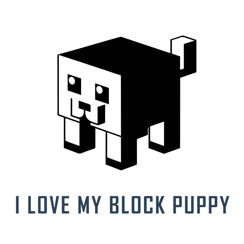 J’adore mon chiot Block : Cubic Dog