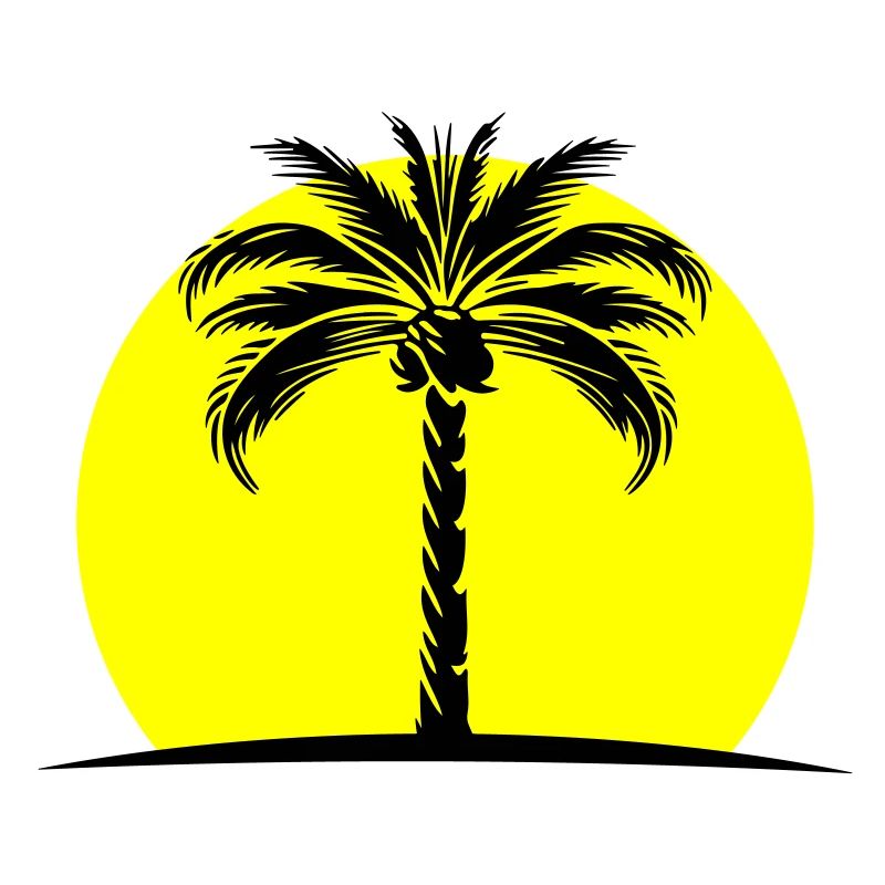 Palm Silhouette Island