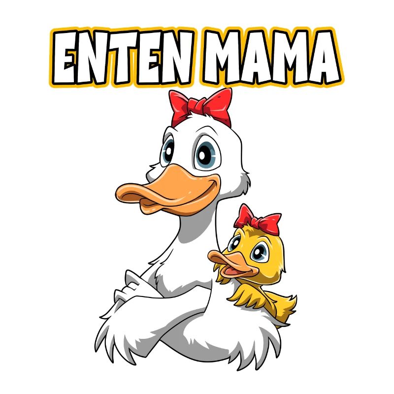 Beste Mama der Welt Muttertag Mutter Ente