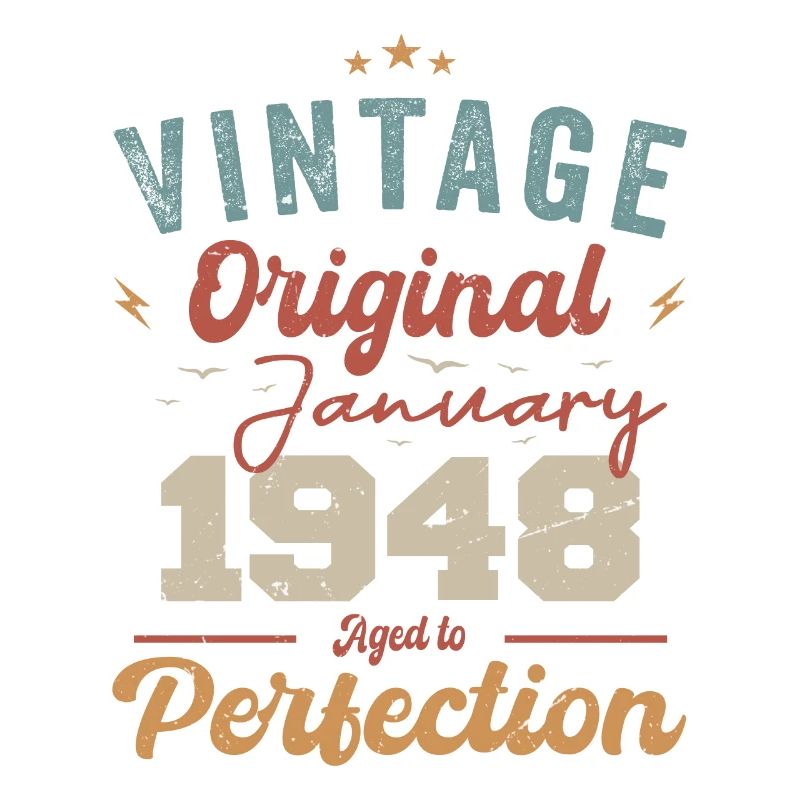 January 1948 Legend for 76 years