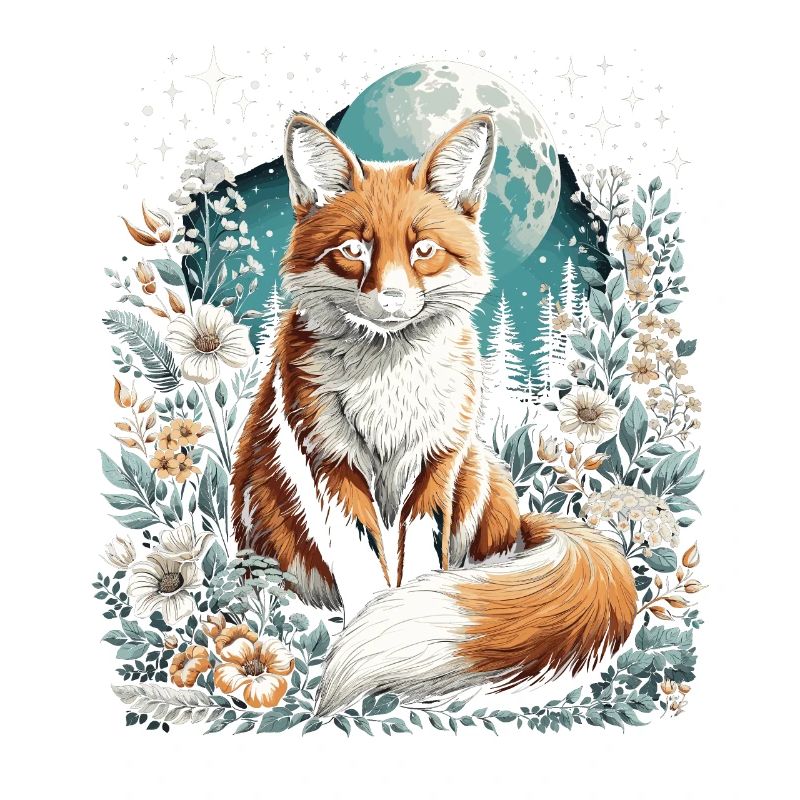 Cottagecore Aesthetic Fox