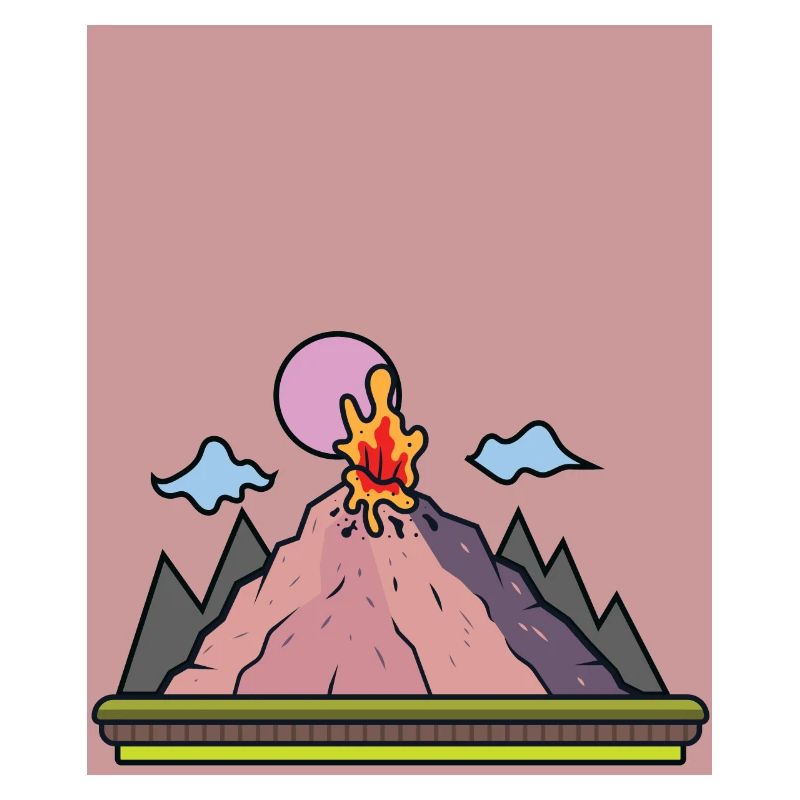 Vulkanausbruch Supervulkan Eruption Lava