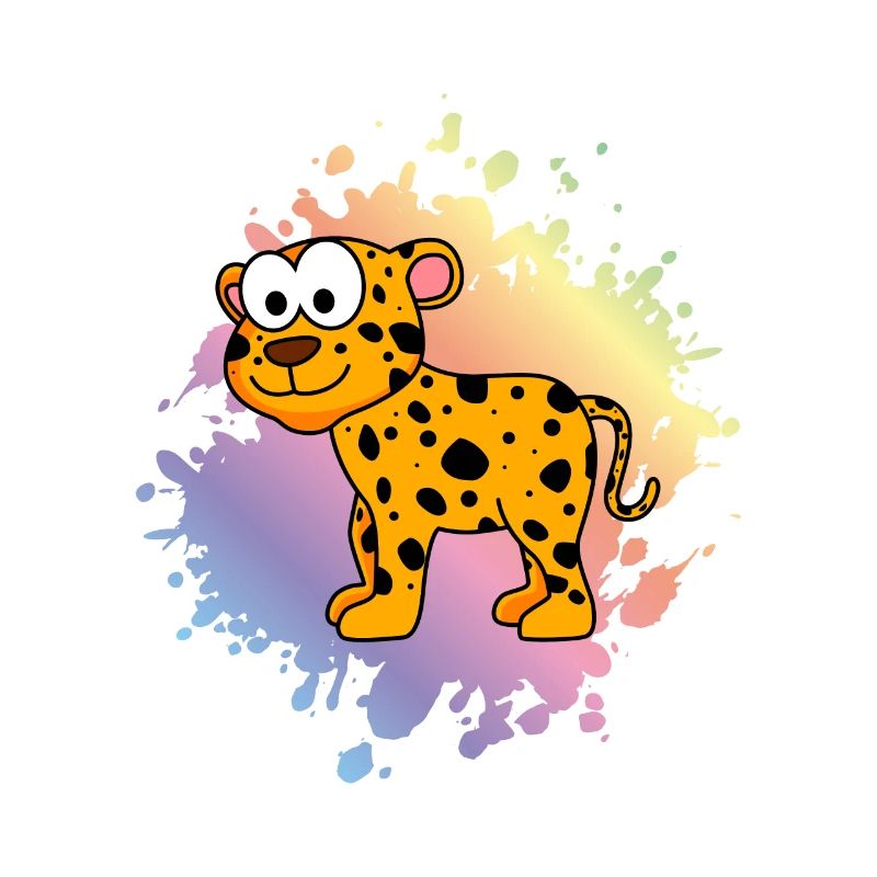 Leopard Comic Animal