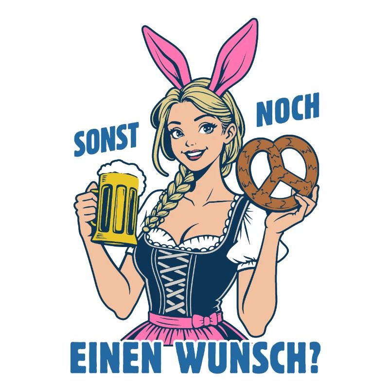 Sonst noch einen Wunsch? Dirndl, Bier und Bretzel
