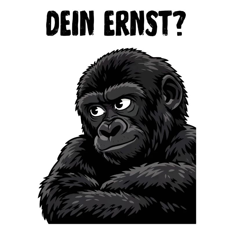 Monkey with a skeptical look - you're serious?