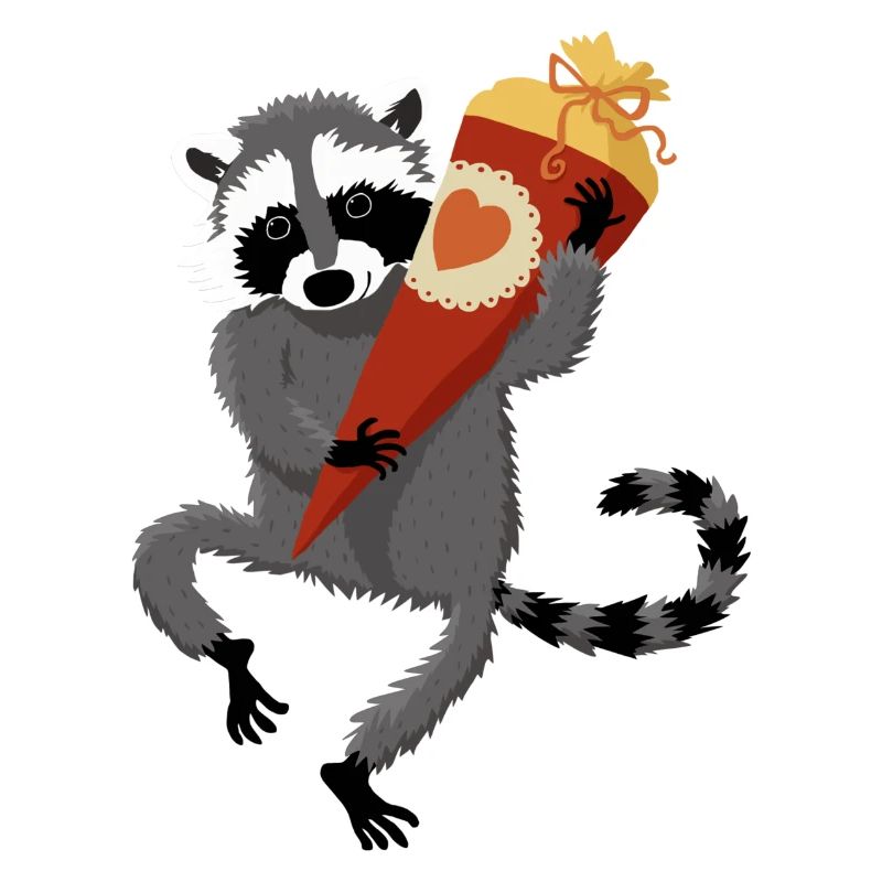 Raccoon school cone