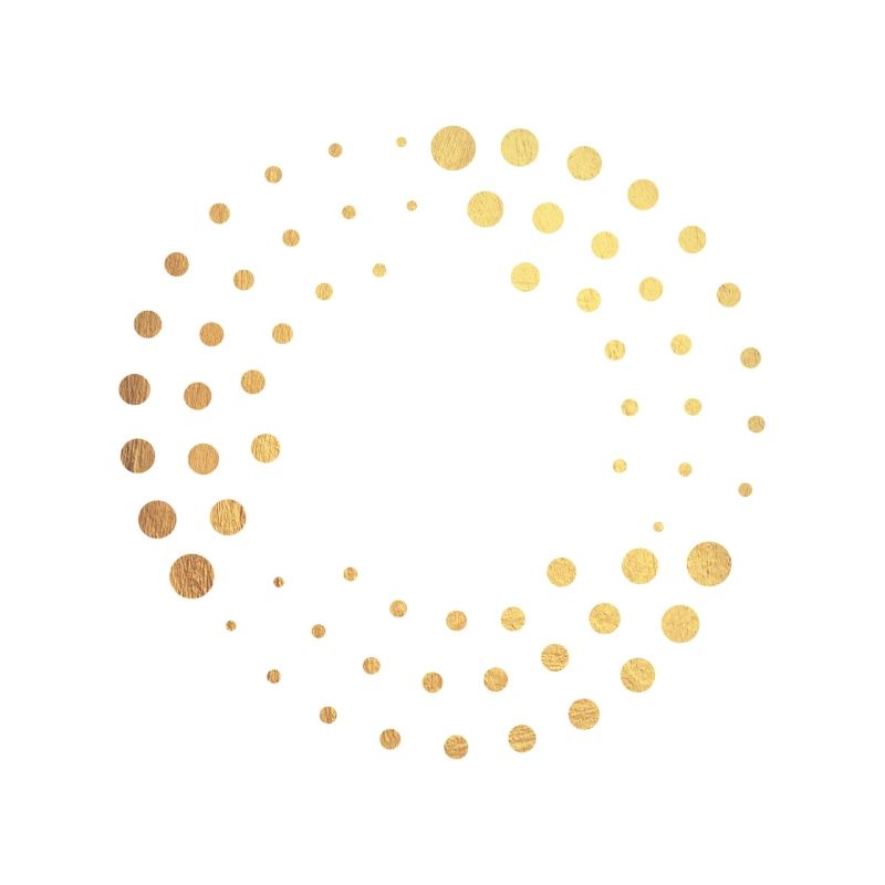 golden dots