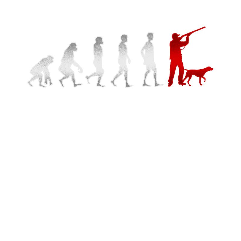 Evolution Hunt Hunter chasse le chien de chasse cadeau