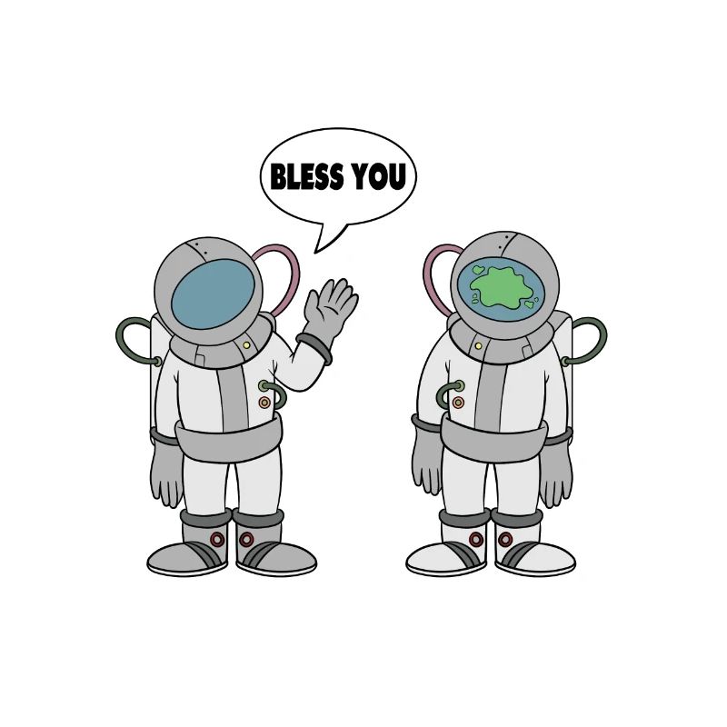 L'astronaute vous bénisse l'espace Spaceman