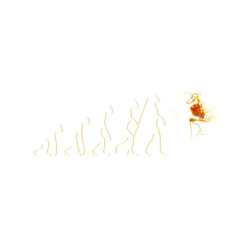Hufschmied Evolution Schmied Geschenk