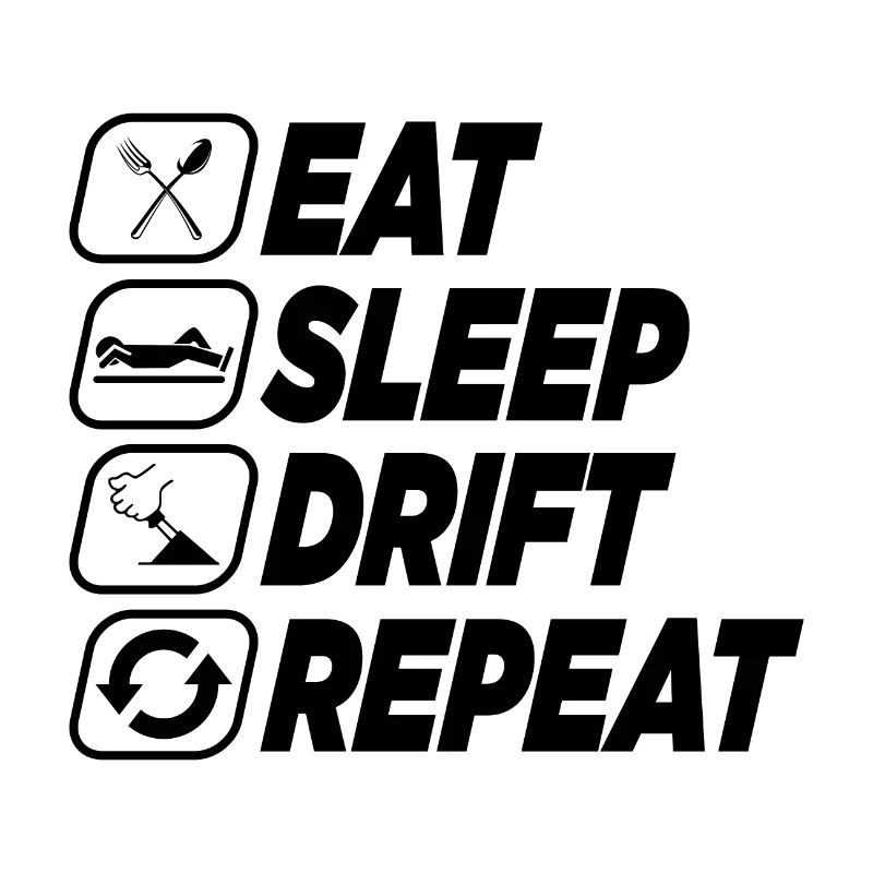 MANGER SOMMEIL DÉRIVE RÉPÉTER