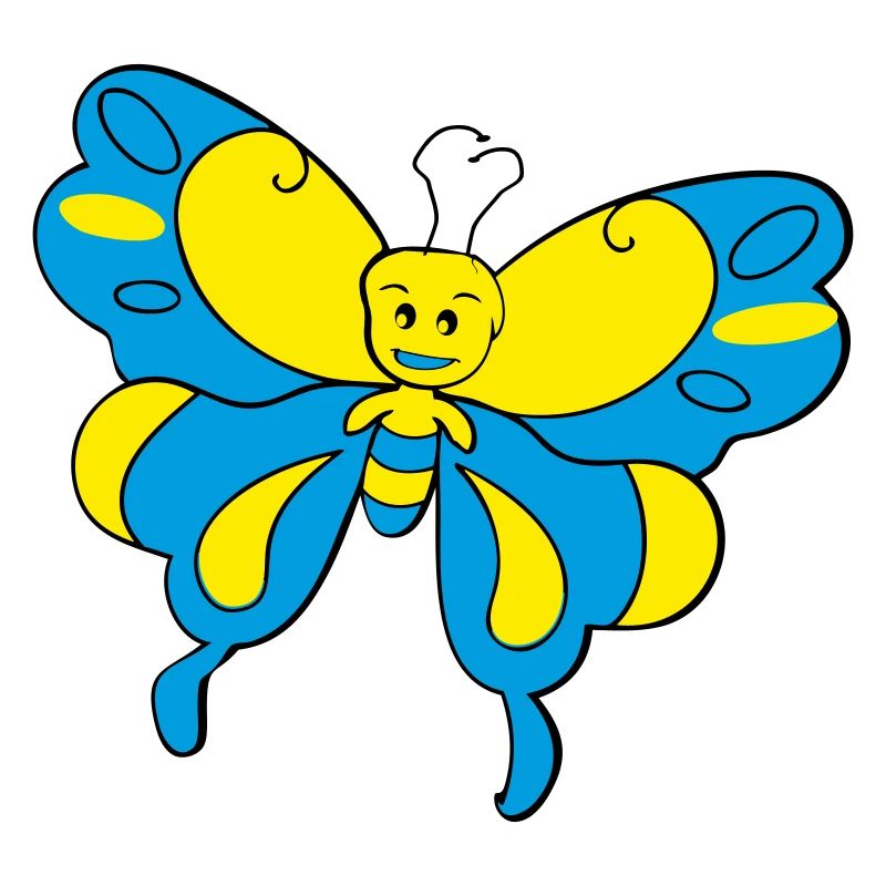 Colorful Butterfly > Vector Graphic