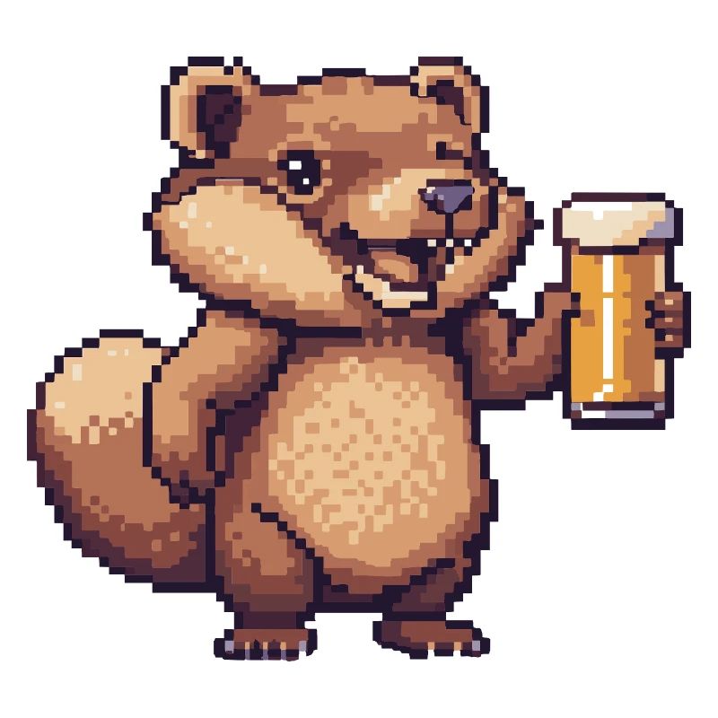 Biber Pixel Bier