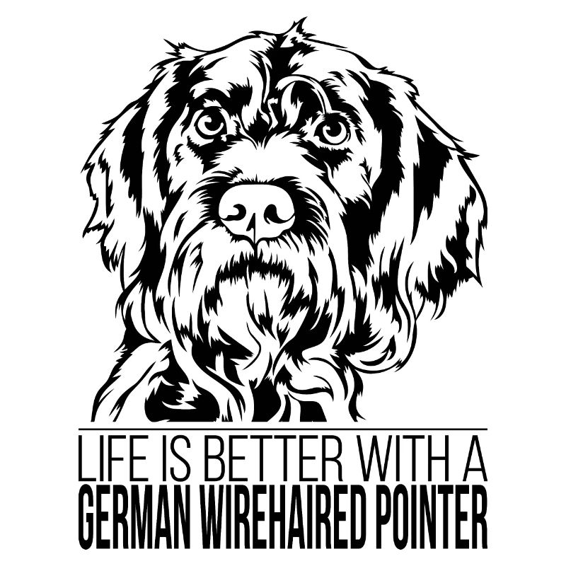 La vie de German Wirehaired Pointer est meilleure Wilsigns