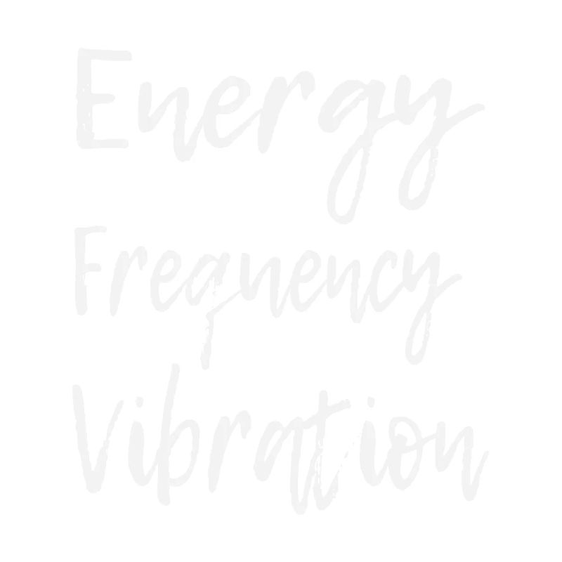 Energy Frequency Vibration Text Art