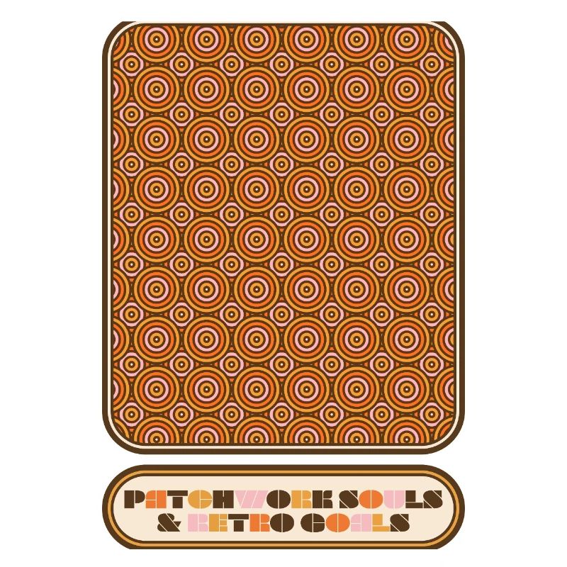 Patchwork Souls & Retro Goals – 70s Pattern