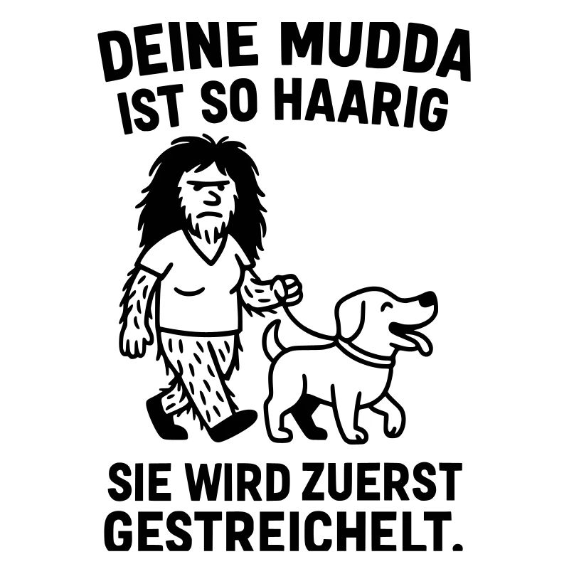 deine mutter haarig witz