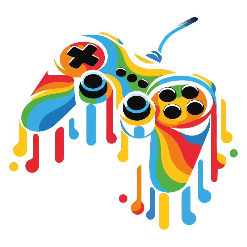 Schmelzender Gamecontroller