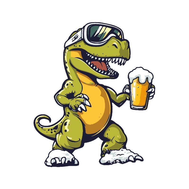 Dinosaur T-Rex Après-Ski Beer
