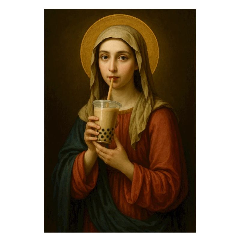 Saint boit du bubble tea