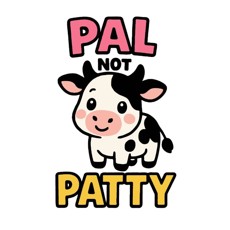 Ami pas Patty – Amitié de vache mignonne