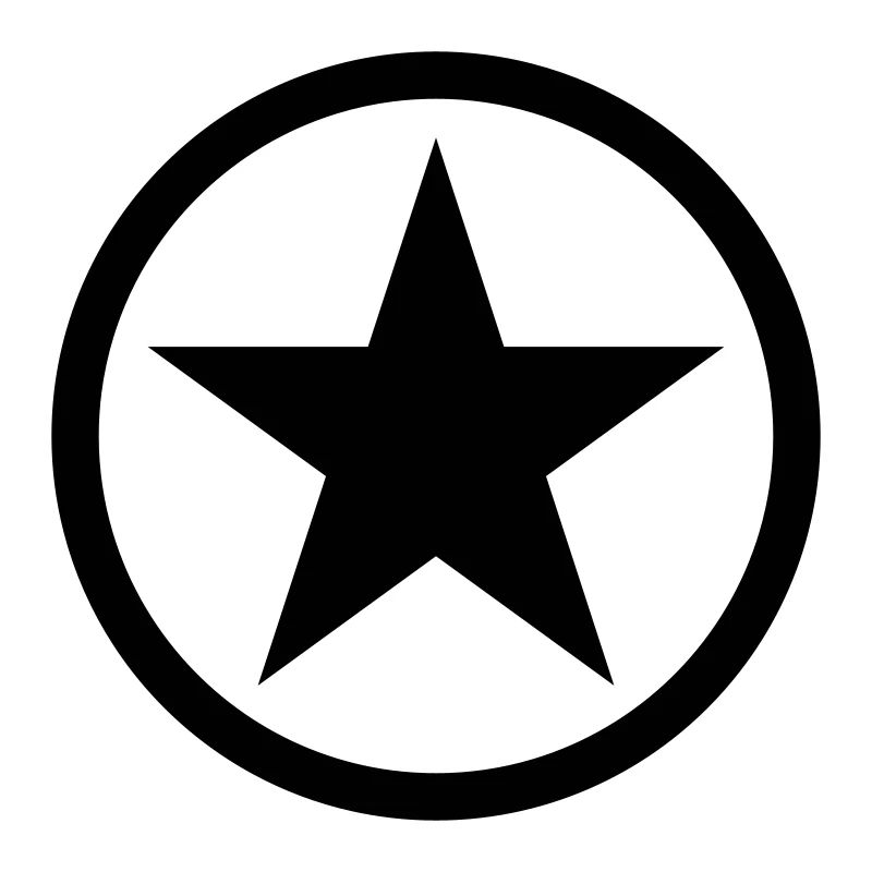 Star in circle