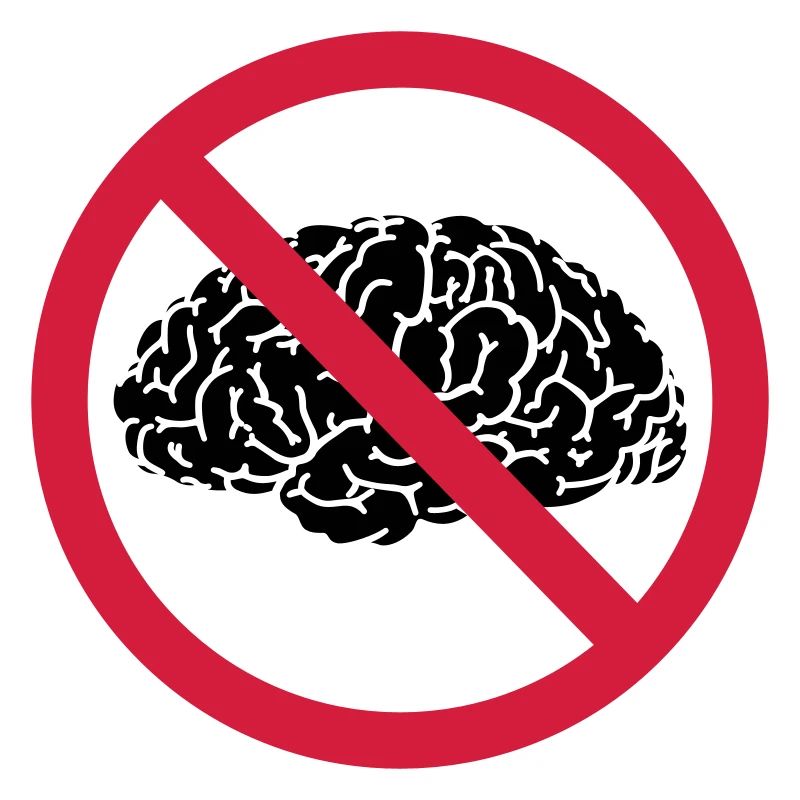 no brains allowed