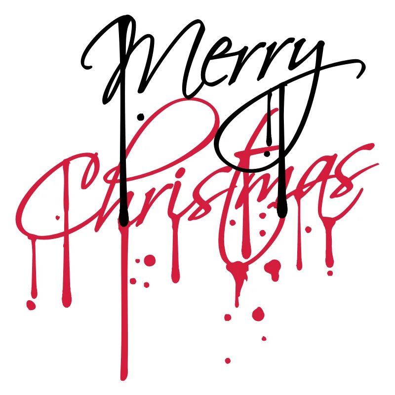 drop graffiti spray stamp merry christmas white