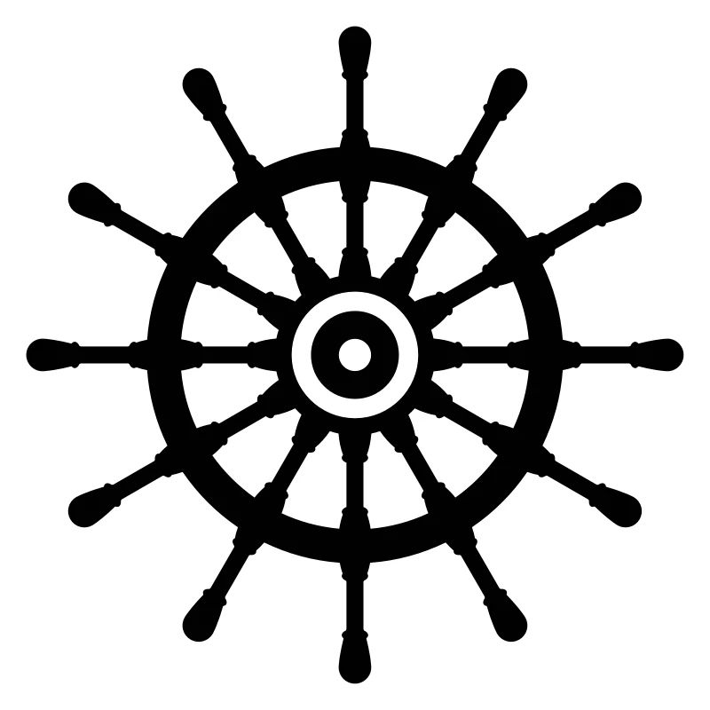 Ship Steering Wheel