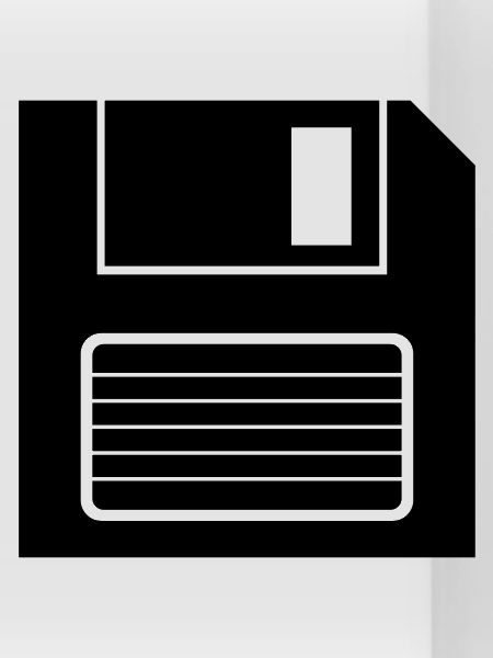 Diskette Speicher Symbol
