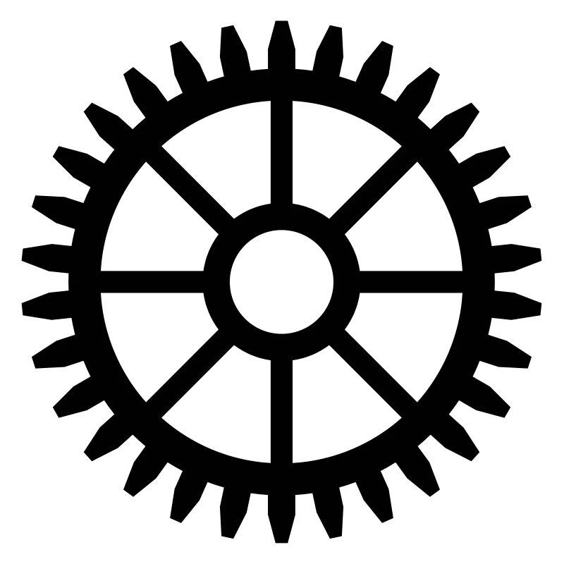 Gear vector design template - COLOR CHANGEABLE