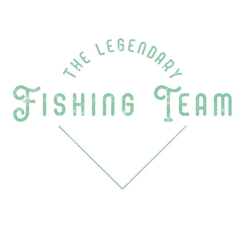 Logo de poisson de l'équipe de pêcheurs de pêche
