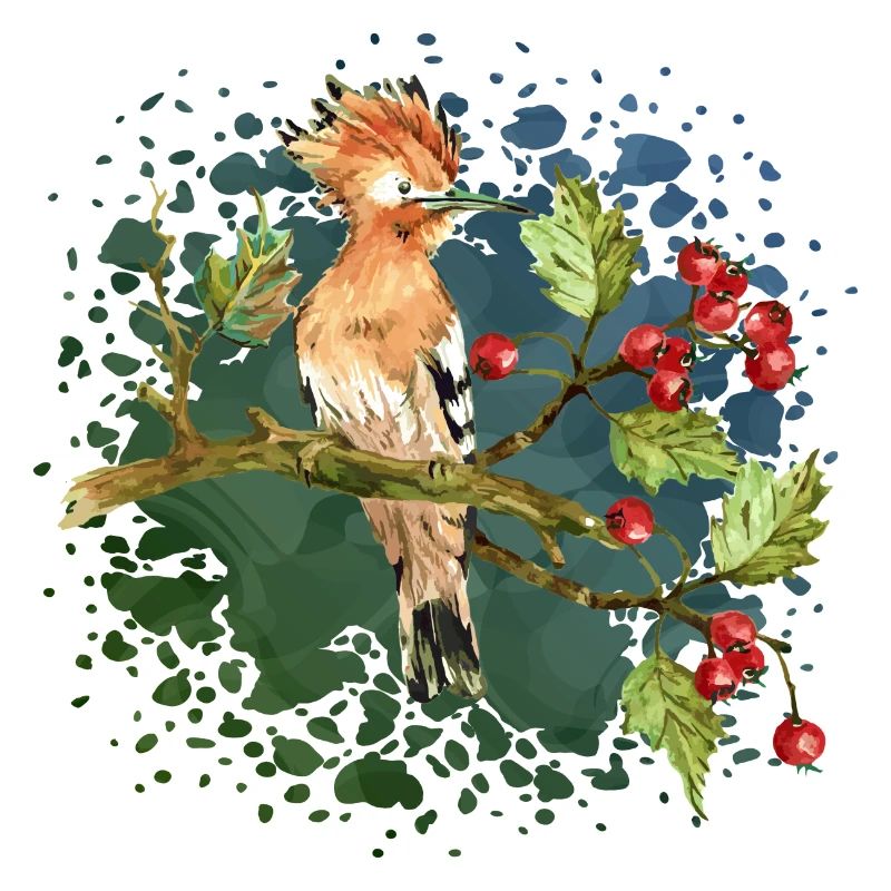 Bunter Vogel