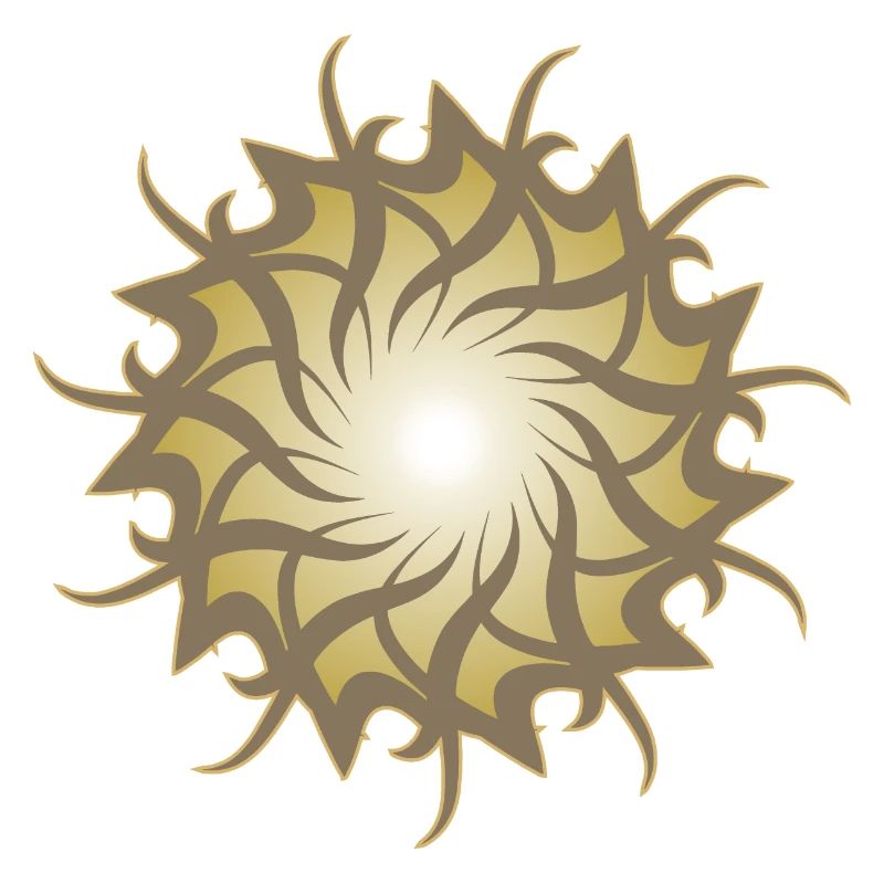 Esoteric 3d galaxy star sun