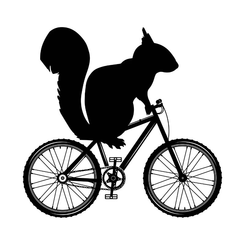 Squirrel Gift Bicycle Cyclist Sport