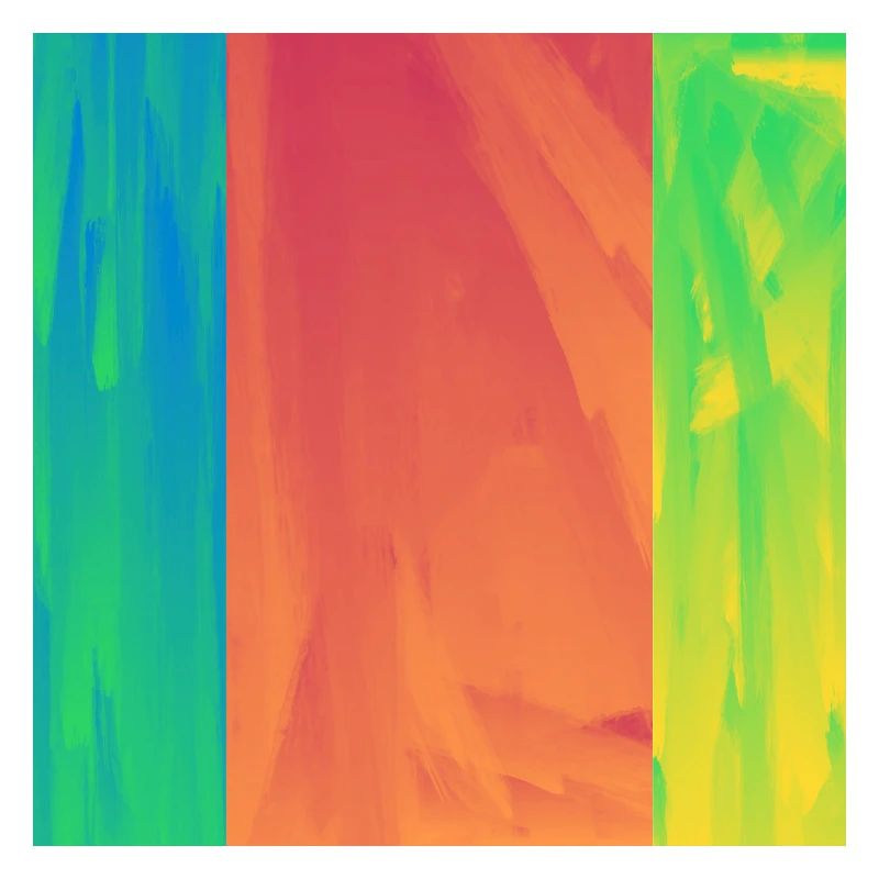 Abstract Colorful Square
